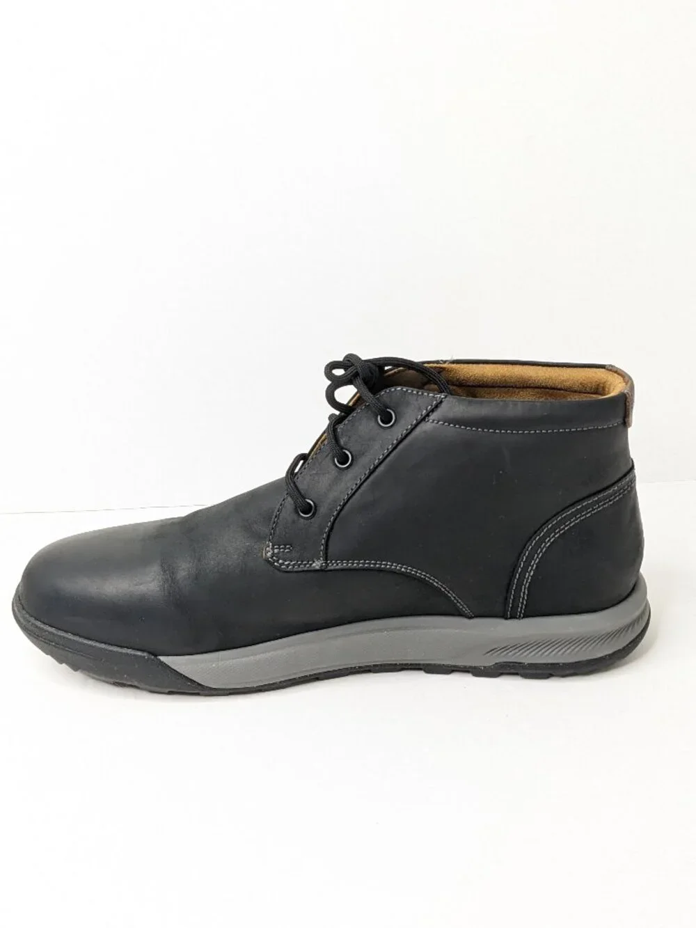 Florsheim Trail Mix Chukka Boots Black Leather Men's 13